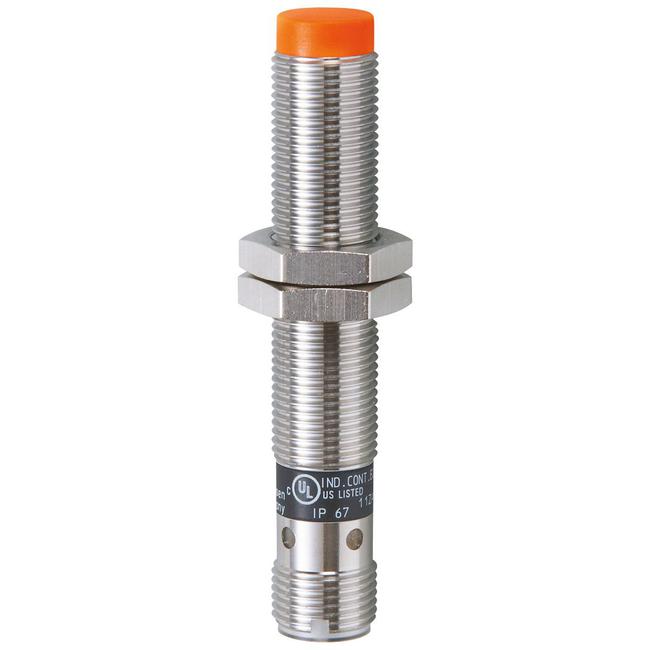 IFM IF-3002-BPKG/55V Индуктивный датчик. Расстояние срабатывания 2 мм, заподлицо, кабель 2 м, выход NO, 3-х проводный DC PNP; размер М12/L = 71, PBT, IP 67