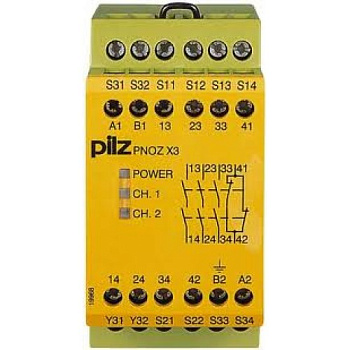 Реле PNOZ X6 230-240VAC 3n/o